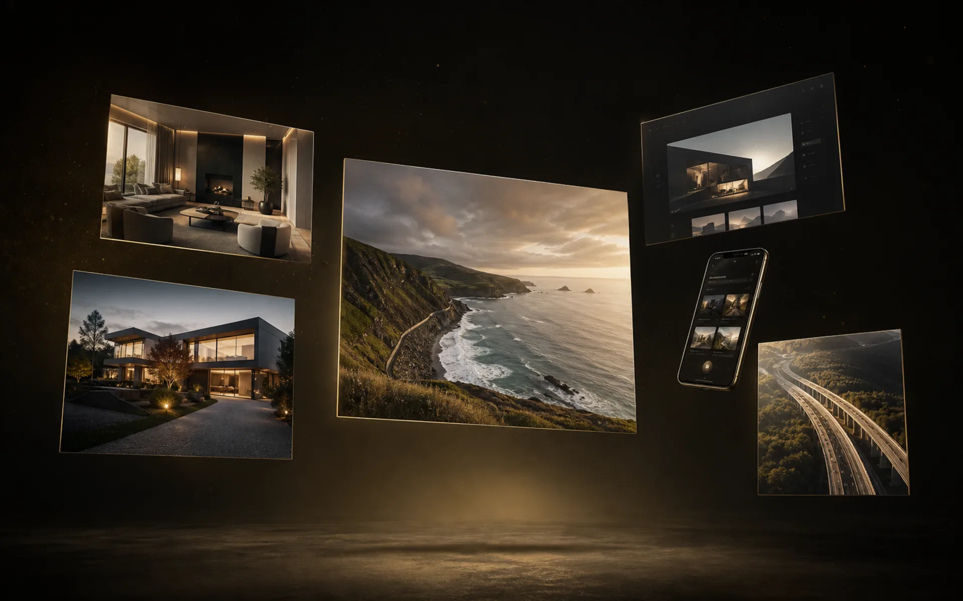 Curated premium digital campaign and website presentation