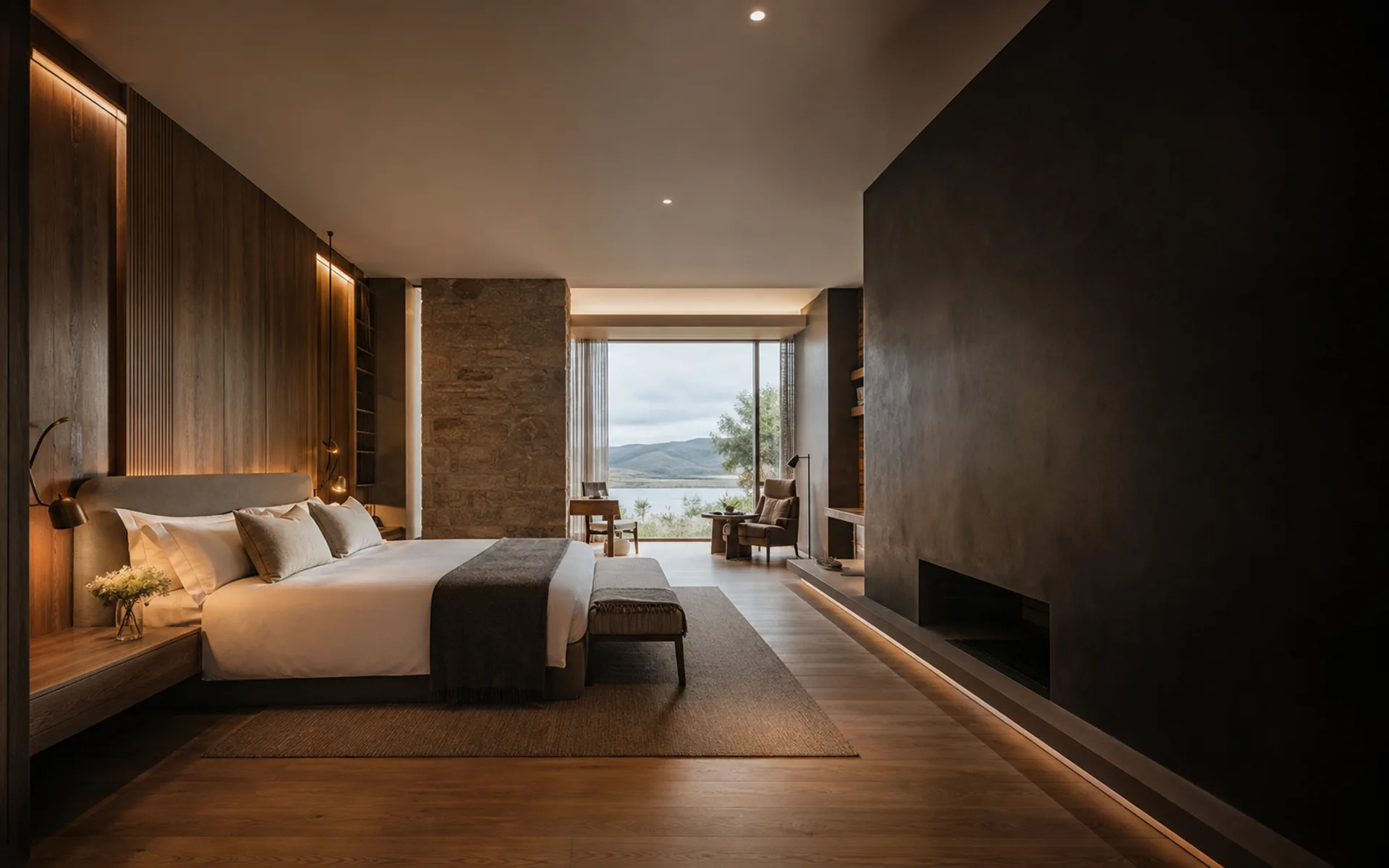 Premium hotel suite prepared for an immersive virtual tour